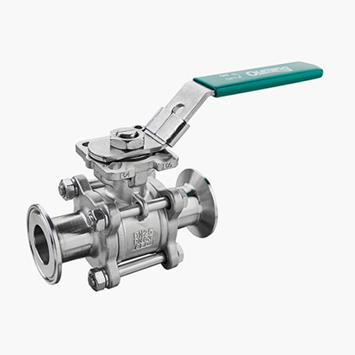  Three-piece Ball Valve With ISO5211 Mounting Pad