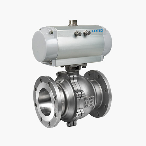  Two Piece Flange Ball Valve With ISO5211 Mounting