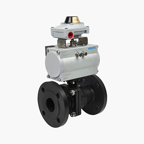  Two Piece Flange Ball Valve