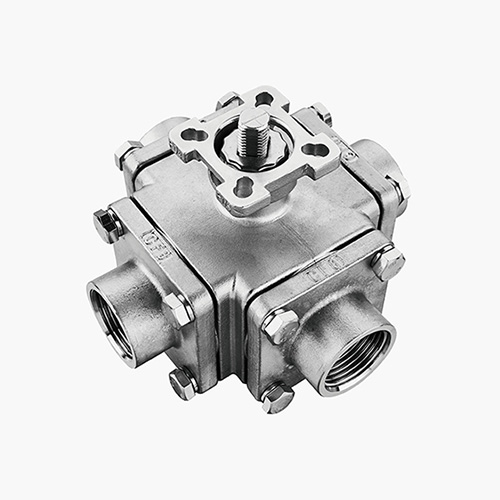  Four Way Thread Ball Valve