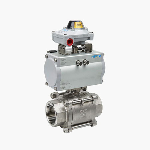  Three-piece Ball Valve With ISO5211 Mounting Pad